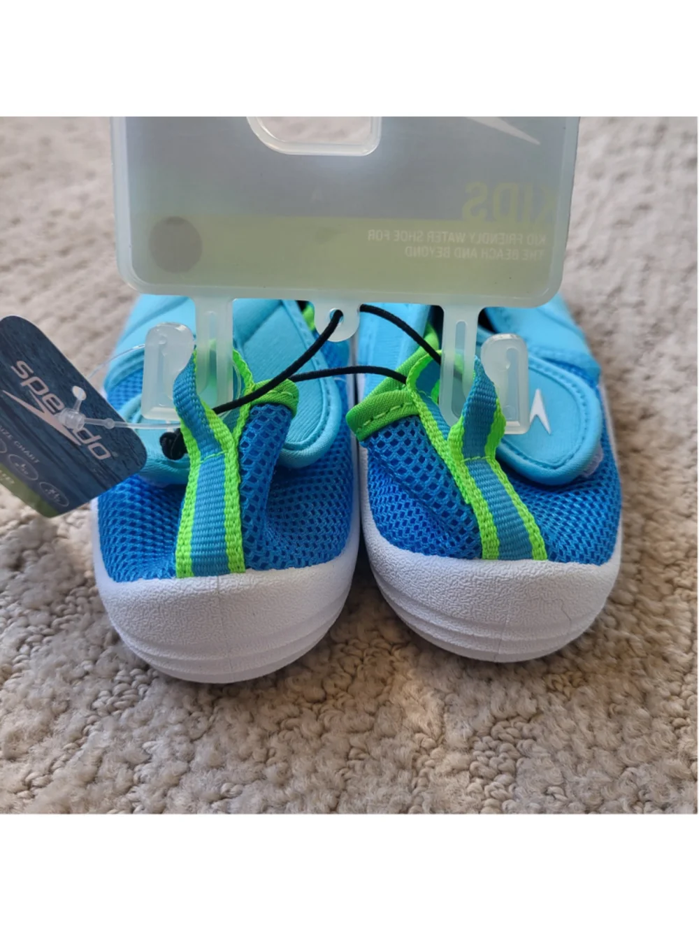 Boy’s Speedo Water Shoes – Green & Blue – Size XL (11-12) – NWT
